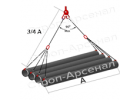 Стропы для подъёма труб