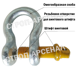 Такелажная скоба омегообразная СИ